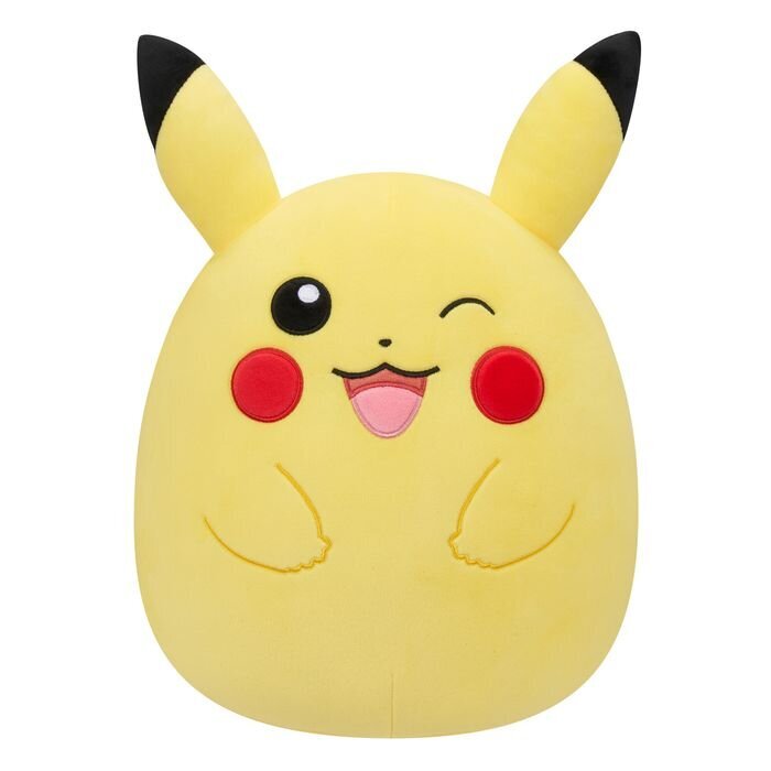 Plīša rotaļlieta Pokemon Winking Pikachu Squishmallows, 25 cm cena un informācija | Mīkstās (plīša) rotaļlietas | 220.lv
