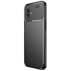 Твердый силиконовый чехол „Fiber“ (TPU) - чёрный (Galaxy Xcover 6 Pro) цена и информация | Чехлы для телефонов | 220.lv
