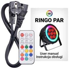 Skatuves prožektors ar LED gredzenu Light4me Ringo Par cena un informācija | Svētku dekorācijas | 220.lv