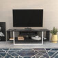 TV statīvs, Asir, 120x35,2x40,2 cm, melns/balts cena un informācija | TV galdiņi | 220.lv