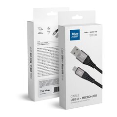 Blue Star, Micro USB/USB-A, 1.2 m cena un informācija | Kabeļi un vadi | 220.lv