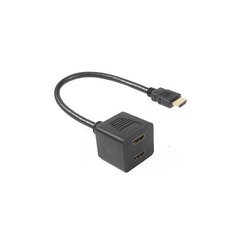 HDMI/2xHDMI, 0.1 m cena un informācija | Kabeļi un vadi | 220.lv