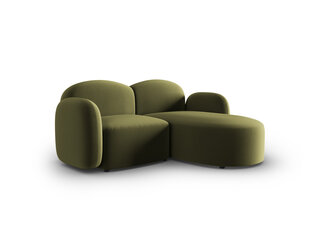 Stūra dīvāns Interieurs 86 Laurent, zaļš cena un informācija | Stūra dīvāni | 220.lv