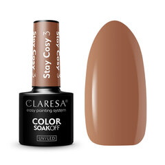 claresa hybrid polish stay cosy 3 -5g цена и информация | Лаки для ногтей, укрепители | 220.lv