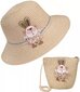 Pludmales cepures un rokassomas komplekts meitenēm 14660-uniw цена и информация | Bērnu aksesuāri | 220.lv