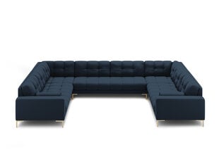 Stūra dīvāns Cosmopolitan Design Bali, zils cena un informācija | Stūra dīvāni | 220.lv
