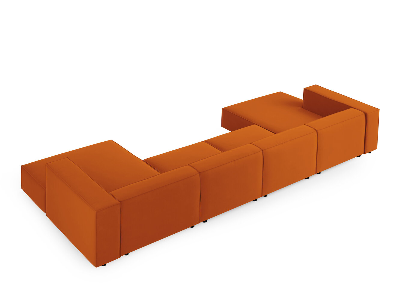 Stūra dīvāns Cosmopolitan Design Arendal, oranžs cena un informācija | Stūra dīvāni | 220.lv