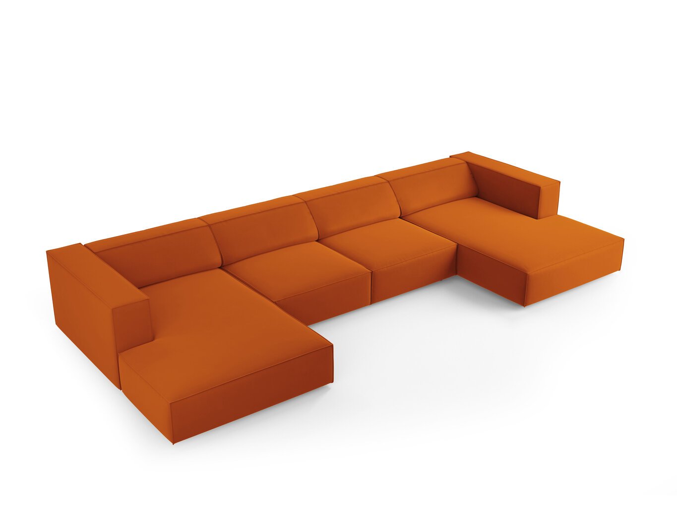 Stūra dīvāns Cosmopolitan Design Arendal, oranžs cena un informācija | Stūra dīvāni | 220.lv