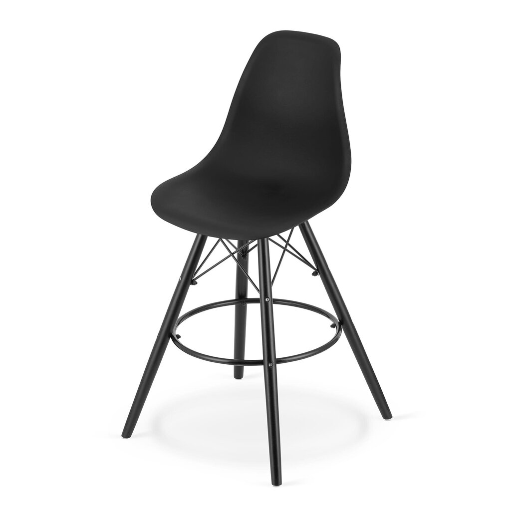 4-ru ēdamistabas krēslu komplekts Lamal, melns cena un informācija | Virtuves un ēdamistabas krēsli | 220.lv