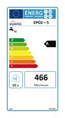 Tūlītējs ūdens sildītājs Kospel EPO2-5 Amicus 5 kW 0,6 MPa EPO2-5.AMICUS cena un informācija | Ūdens sildītāji | 220.lv