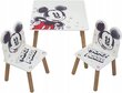 Bērnu galds ar krēsliem Arditex Mickey Mouse, balts цена и информация | Bērnu krēsliņi un bērnu galdiņi | 220.lv