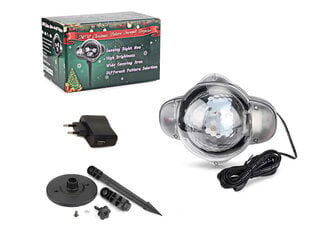 Рождественский светодиодный проектор Disc ball цена и информация | Праздничные декорации | 220.lv