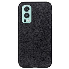 „Deluxe Leather“ чехол - чёрный (OnePlus Nord 2) цена и информация | Чехлы для телефонов | 220.lv