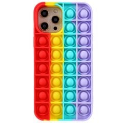 „Popit“ Bubble мягкий силиконовый (TPU) чехол - красный (iPhone 12 Pro Max) цена и информация | Чехлы для телефонов | 220.lv