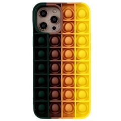 „Popit“ Bubble мягкий силиконовый (TPU) чехол - тёмно-зелёный (iPhone 12 Pro Max) цена и информация | Чехлы для телефонов | 220.lv