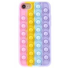 „Popit“ Bubble мягкий силиконовый (TPU) чехол - розовый (iPhone 6 / 7 / 8 / SE 2020 / SE 2022) цена и информация | Чехлы для телефонов | 220.lv