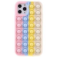 „Popit“ Bubble мягкий силиконовый (TPU) чехол - розовый (iPhone 11 Pro) цена и информация | Чехлы для телефонов | 220.lv