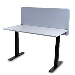 Akustikas starpsiena Ergostock Tyst 160x65 Light gray cena un informācija | Aizslietņi | 220.lv