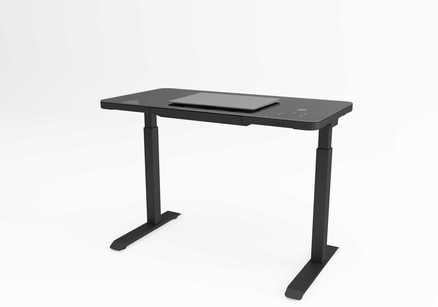 Regulējams galds Ergostock Home 120x60 Black cena un informācija | Datorgaldi, rakstāmgaldi, biroja galdi | 220.lv