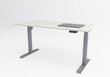 Regulējams galds Ergostock Unico line 120x65 Wallnut / Anthracite cena un informācija | Datorgaldi, rakstāmgaldi, biroja galdi | 220.lv