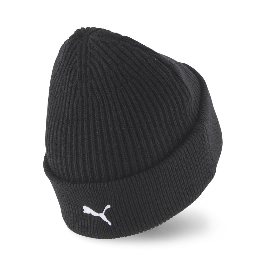 Melna brīvā laika cepure pieaugušajiem Puma Mapmf1 Beanie Puma Black - 02405901 02405901.ADULT цена и информация | Sieviešu cepures | 220.lv