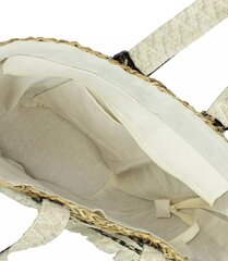 Большая сумка-корзина трапециевидной формы из натурального материала Pantek. цена и информация | Женские сумки | 220.lv