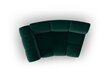 Krēsls Windsor & Co Cassini, zaļš cena un informācija | Atpūtas krēsli | 220.lv
