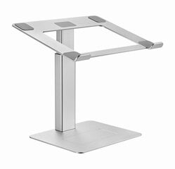 Klēpjdatora statīvs Gembird Height Adjustable Notebook Riser Stand Silver цена и информация | Охлаждающие подставки и другие принадлежности | 220.lv