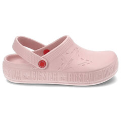 Iešļūcenes meitenēm Big Star 10337-18, rozā cena un informācija | Bērnu čības, maiņas apavi | 220.lv