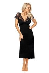 Sieviešu naktskrekls Donna 993103, melni цена и информация | Женские пижамы, ночнушки | 220.lv