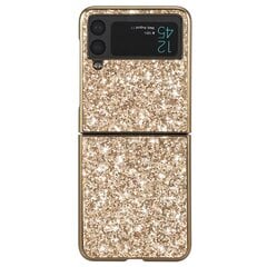 „Shine“ Glittery пластиковый чехол - серебристый (Galaxy Z Flip3) цена и информация | Чехлы для телефонов | 220.lv