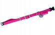 Apkakle suņiem Zolux Mac Leather, 20 mm, rozā cena un informācija | Apkakles, siksnas suņiem | 220.lv