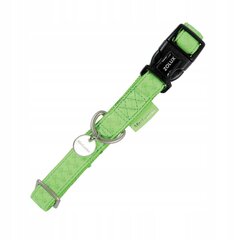 Ошейник для собак Zolux Mac Leather, 20 мм, зеленый цвет цена и информация | Ошейники, подтяжки для собак | 220.lv