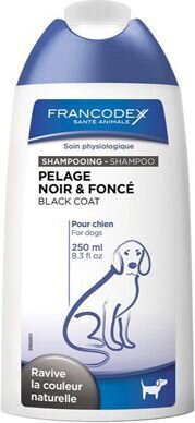 Šampūns suņiem ar tumšu spalvu Francodex, 1 l cena un informācija | Kosmētiskie līdzekļi dzīvniekiem | 220.lv
