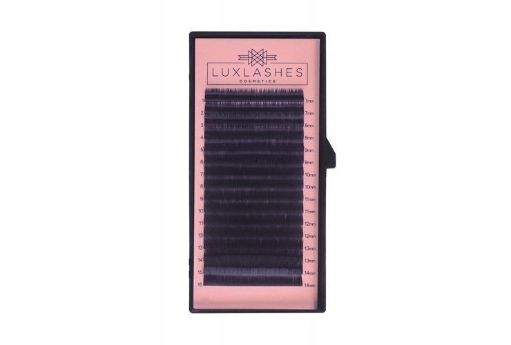 Mākslīgās skropstas Luxlashes Cosmetics, 0,07, CC; garums:14, 16 gab. cena un informācija | Mākslīgās skropstas, skropstu atliecēji | 220.lv