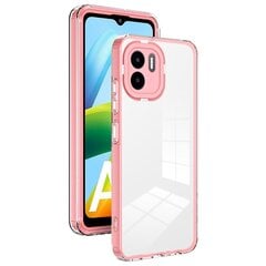 „Candy“ твердый силиконовый (TPU) чехол - прозрачный/розовый (Redmi A2 / A1) цена и информация | Чехлы для телефонов | 220.lv