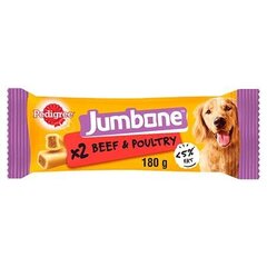 Pedigree Jumbone pieaugušiem suņiem, ar liellopu gaļu, 12x180 g cena un informācija | Gardumi suņiem | 220.lv