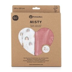 Petite&mars Wrap ietīšanas sega Misty Rose, 2 gab. cena un informācija | Pārtinamās virsmas un autiņi | 220.lv