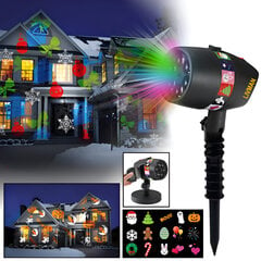 Pilnkrāsu svētku ainavu projektors LIVMAN FHS-94 ar 12 slaidiem цена и информация | Праздничные декорации | 220.lv