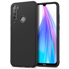 „Lenuo“ твердый силиконовый (TPU) чехол – чёрный (Redmi Note 8T) цена и информация | Чехлы для телефонов | 220.lv