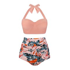 Vintage bikini sievietēm Czimoo, oranžs cena un informācija | Peldkostīmi | 220.lv