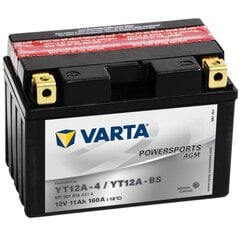 Akumulators Varta AGM 11AhYT12A-4/YT12A-BS, 12V цена и информация | Аккумуляторы | 220.lv