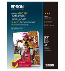 EPSON Value Photo Paper A4 50 loksnes cena un informācija | Piederumi printerim | 220.lv