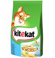 Kitekat White Fish для кошек с рыбкой, 1,8 кг х 6 шт. цена и информация | Сухой корм для кошек | 220.lv