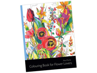 Krāsojamā grāmata Colouring Book for Flower Lovers cena un informācija | Krāsojamās grāmatas | 220.lv