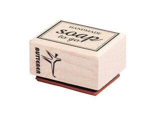 Zīmogs Rayher Stempel Handmade soap to go, 3x4cm cena un informācija | Kancelejas preces | 220.lv