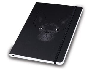Piezīmju bloks Monocromo Black Dog, 14.7x21cm, 96 lapas cena un informācija | Burtnīcas un papīra preces | 220.lv