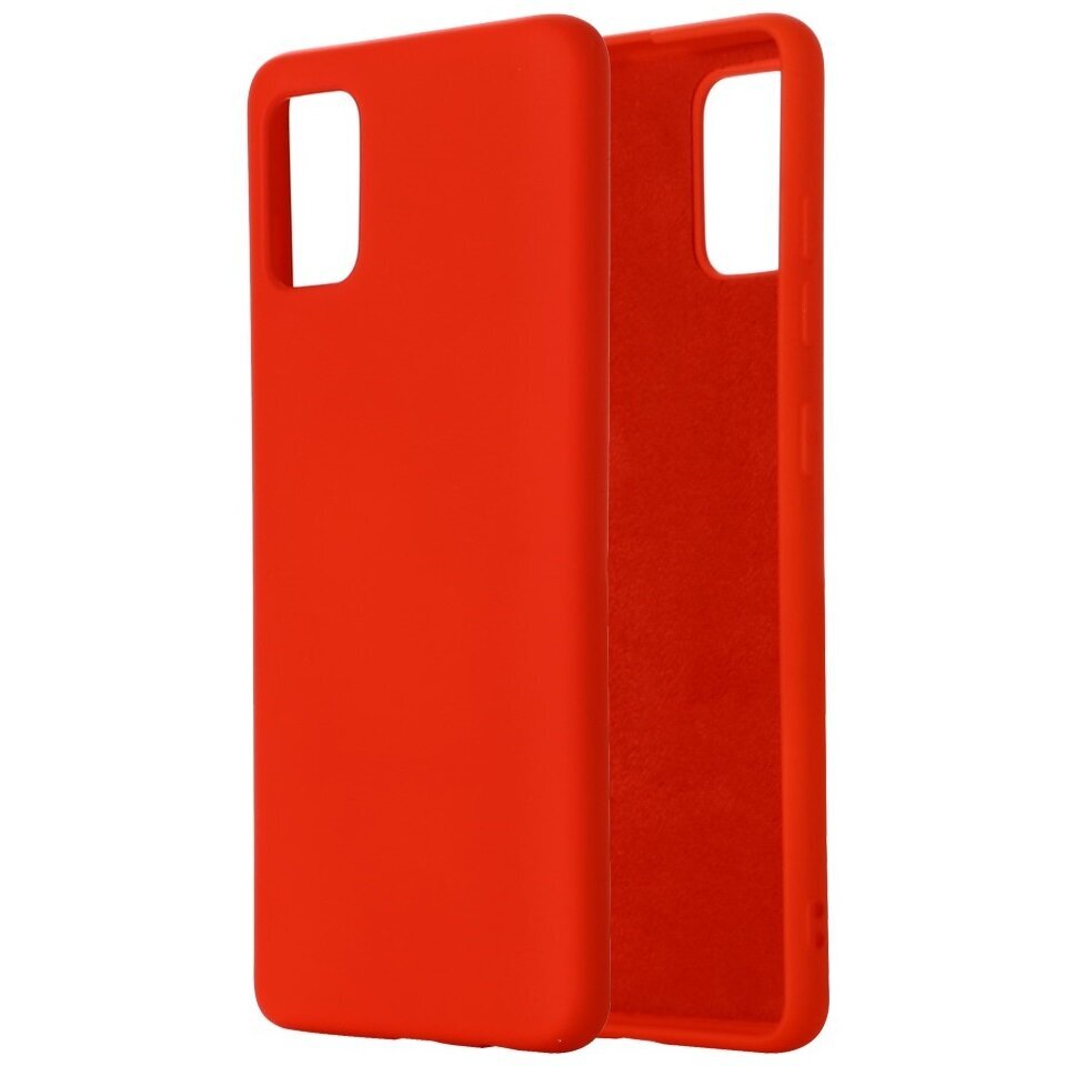 Shell cieta silikona TPU apvalks - sarkans Galaxy A71 5G cena un informācija | Telefonu vāciņi, maciņi | 220.lv