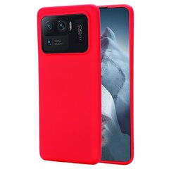 Shell cieta silikona TPU apvalks - sarkans Mi 11 Ultra cena un informācija | Telefonu vāciņi, maciņi | 220.lv