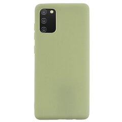 Твердый силиконовый чехол (TPU) „Shell“ - зелёный (Galaxy A02s) цена и информация | Чехлы для телефонов | 220.lv